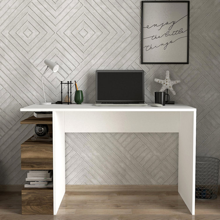 Gray on sale desk wayfair